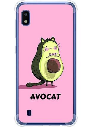 Чохол силіконовий протиударний с посиленими кутами на телефон samsung galaxy a10 2019 a105f avocat "4270sp-1671-58250"