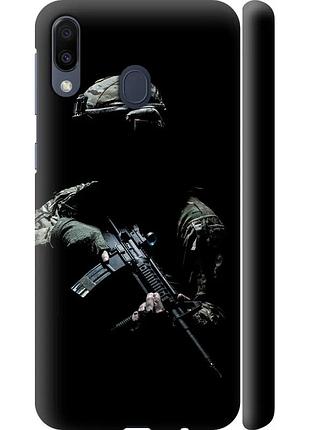 Чохол 3d пластиковий матовий патріотичний на телефон samsung galaxy m20 захисник v3 "5226m-1660-58250"