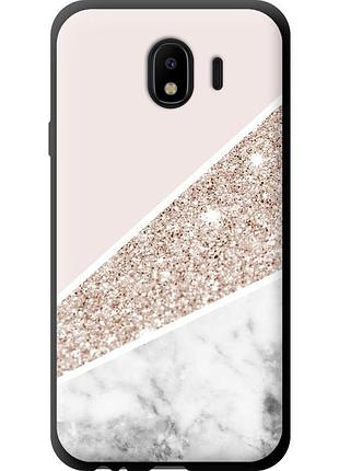 Чехол tpu на телефон samsung galaxy j4 2018 пастельный мрамор "4342b-1487-58250"