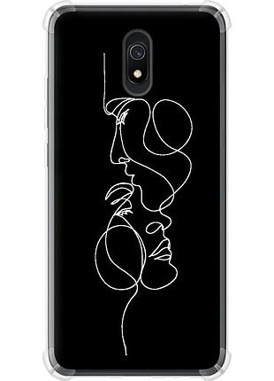 Чохол силіконовий протиударний с посиленими кутами на телефон xiaomi redmi 8a пара "4457sp-1794-58250"