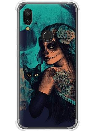 Чохол силіконовий протиударний с посиленими кутами на телефон xiaomi redmi 7 fantasy girl "4133sp-1669-58250"