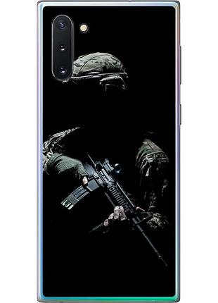 Чехол 2d пластиковый патриотический на телефон samsung galaxy note 10 защитник v3 "5226t-1718-58250"