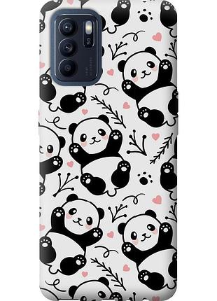 Чохол силіконовий на телефон oppo reno6 z панди "4318u-2477-58250"