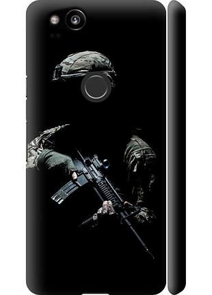 Чехол 3d пластиковый матовый патриотический на телефон google pixel 2 защитник v3 "5226m-1075-58250"