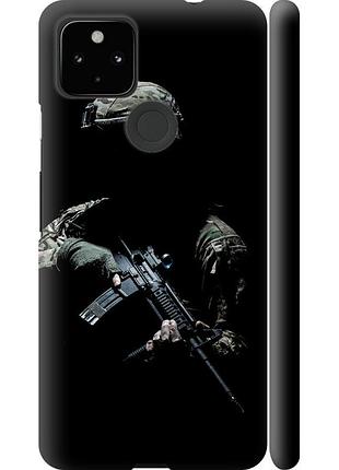 Чехол 3d пластиковый матовый патриотический на телефон google pixel 5a защитник v3 "5226m-2286-58250"