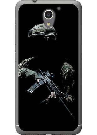 Чехол силиконовый патриотический на телефон zte a510 защитник v3 "5226u-432-58250"