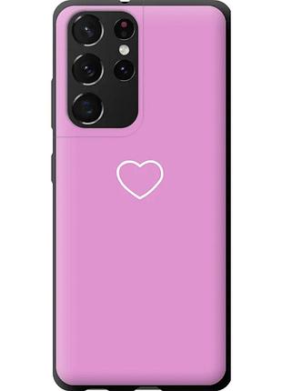 Чехол tpu на телефон samsung galaxy s21 ultra (5g) сердце 2 "4863b-2116-58250"