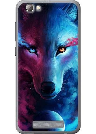 Чохол силіконовий на телефон zte a610 арт-вовк "3999u-433-58250"