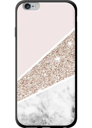 Чохол tpu на телефон iphone 6 plus пастельний мармур "4342b-48-58250"