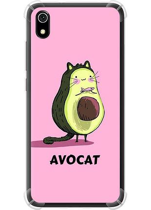 Чехол силикон с усиленными углами на телефон xiaomi redmi 7a avocat "4270sp-1716-58250"