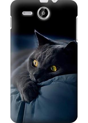 Чохол силіконовий на телефон lenovo a529 димчастий кіт "825u-200-58250"