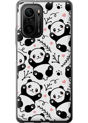 Чохол силіконовий на телефон xiaomi poco f3 панди "4318u-2280-58250"