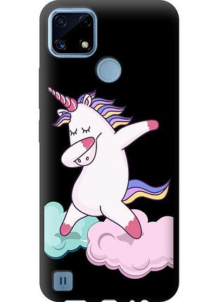 Чехол tpu на телефон realme c21 единорог "4702b-2321-58250"