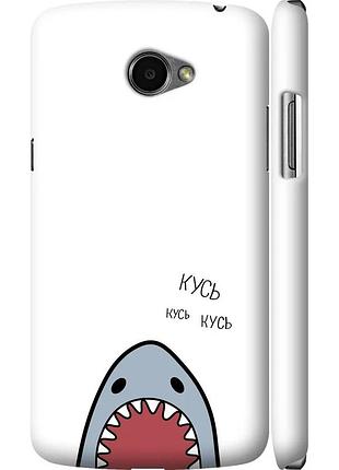 Чехол 3d пластиковый матовый на телефон lg k5 x220 акула "4870m-457-58250"