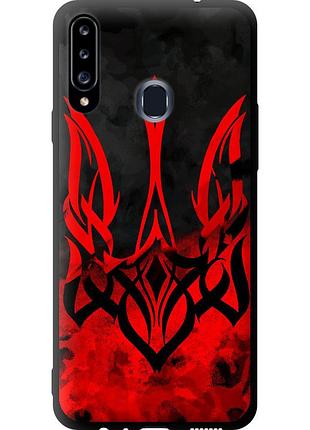 Чохол tpu патріотичний на телефон samsung galaxy a20s a207f герб україни "5312b-1775-58250"