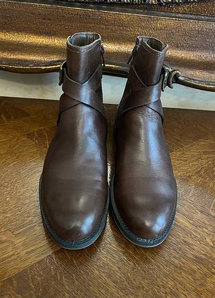 Ecco ботинки женские кожаные