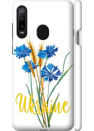Чохол 3d пластиковий матовий патріотичний на телефон samsung galaxy a8s ukraine v2 "5445m-1636-58250"