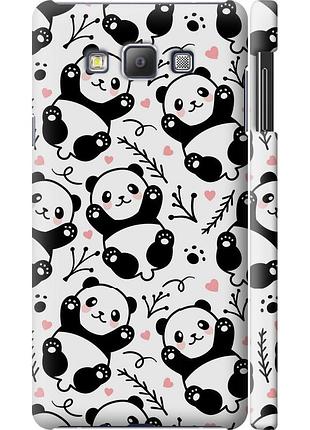 Чохол 3d пластиковий матовий на телефон samsung galaxy a7 a700h панди "4318m-117-58250"