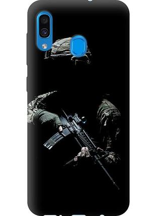 Чохол силіконовий патріотичний на телефон samsung galaxy a30 2019 a305f захисник v3 "5226u-1670-58250"