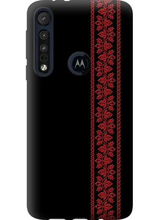 Чехол силиконовый на телефон motorola one macro вышиванка 53 "2041u-1812-58250"