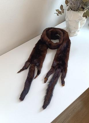 Норка шарф хутро