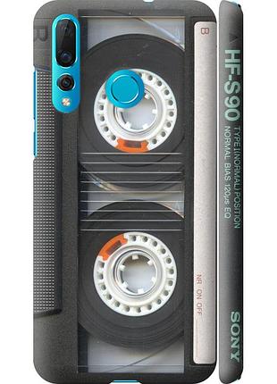 Чехол 3d пластиковый матовый на телефон huawei nova 4 кассета "876m-1632-58250"