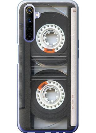 Чехол 2d пластиковый на телефон realme 6 кассета "876t-1913-58250"