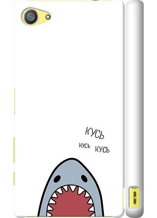 Чохол 3d пластиковий глянцевий на телефон sony xperia z5 compact e5823 акула "4870c-322-58250"
