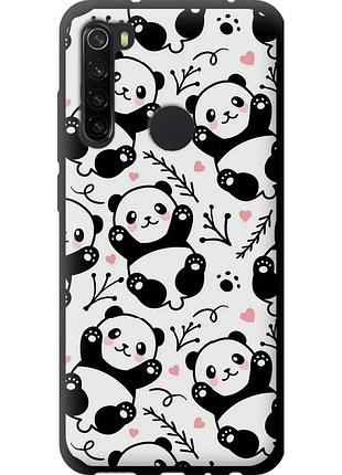 Чохол tpu на телефон xiaomi redmi note 8 панди "4318b-1787-58250"