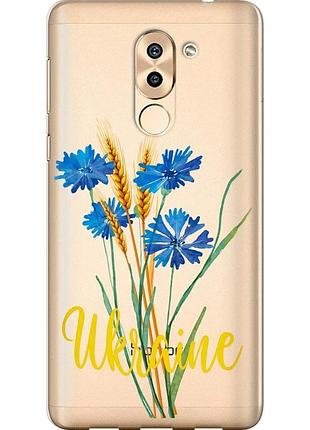 Чехол 2d пластиковый патриотический на телефон huawei mate 9 lite ukraine v2 "5445t-474-58250"