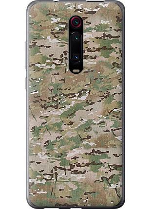 Чехол 2d пластиковый на телефон xiaomi redmi k20 pro камуфляж v5 "1201t-1816-58250"