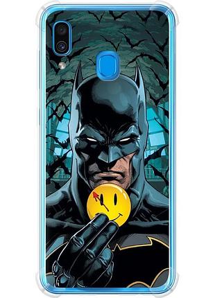 Чохол силіконовий протиударний с посиленими кутами на телефон samsung galaxy a30 2019 a305f бетмен 2 "4679sp-1670-58250"