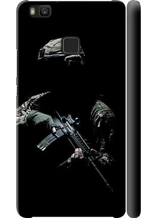 Чехол 3d пластиковый глянцевый патриотический на телефон huawei p9 lite защитник v3 "5226c-298-58250"