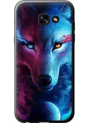 Чохол силіконовий на телефон samsung galaxy a5 (2017) арт-вовк "3999u-444-58250"