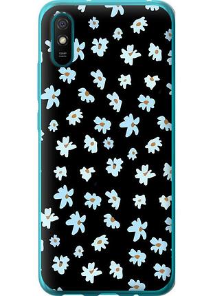 Чехол силиконовый на телефон xiaomi redmi 9a цветочный "4900u-2034-58250"