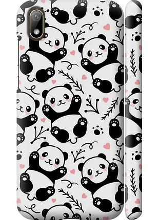 Чохол 3d пластиковий матовий на телефон huawei y5 2019 панди "4318m-1695-58250"