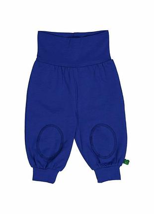 Детские трикотажные брюки для мальчика green cotton синие (251112111)