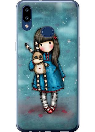 Чехол 2d пластиковый на телефон samsung galaxy a10s a107f девочка с зайчиком "915t-1776-58250"