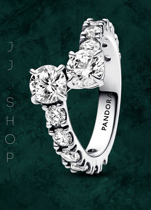 Посеребренная кольца "оберт сияния" pandora (пандора) 193149c01