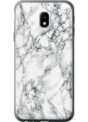 Чохол силіконовий на телефон samsung galaxy j3 (2017) мармур білий "4480u-650-58250"