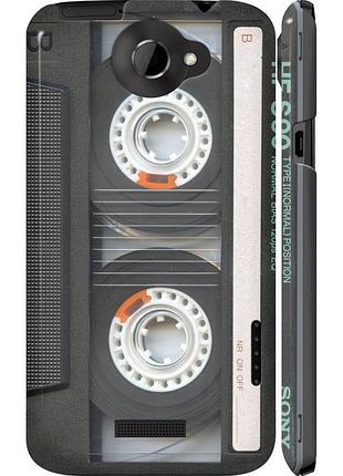 Чохол 3d пластиковий глянцевий на телефон htc one x касета "876c-42-58250"