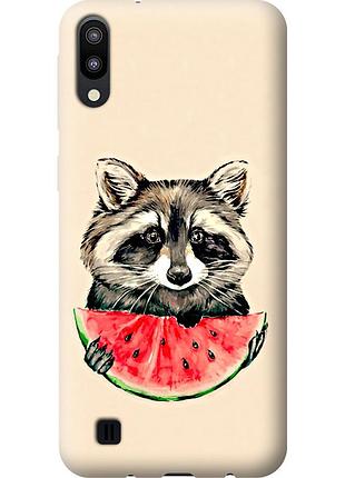 Чехол 2d пластиковый на телефон samsung galaxy m10 енотик с арбузом "4605t-1661-58250"