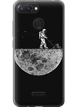Чехол 2d пластиковый на телефон xiaomi redmi 6 moon in dark "4176t-1521-58250"