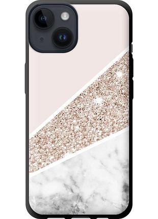 Чохол tpu на телефон iphone 14 пастельний мармур "4342b-2648-58250"