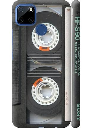 Чехол 3d пластиковый матовый на телефон realme 7i кассета "876m-2486-58250"