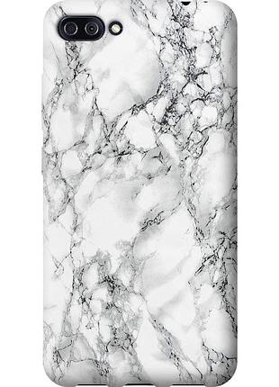Чехол силиконовый на телефон asus zenfone 4 max zc554kl мрамор белый "4480u-1035-58250"