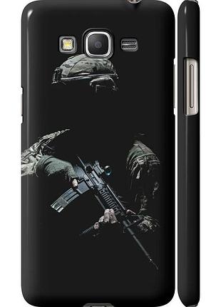 Чохол 3d пластиковий матовий патріотичний на телефон samsung galaxy grand prime g530h захисник v3 "5226m-74-58250"