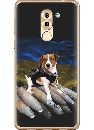 Чехол 2d пластиковый патриотический на телефон huawei gr5 2017 патрон "5320t-473-58250"