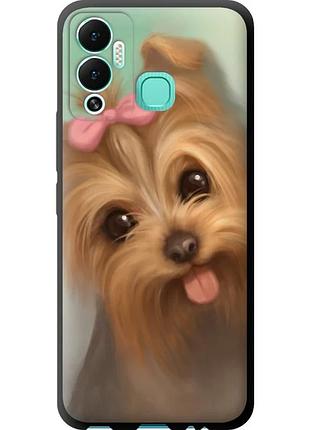 Чехол tpu на телефон infinix hot 12 play нарисованный йоркширский терьер "928b-2759-58250"