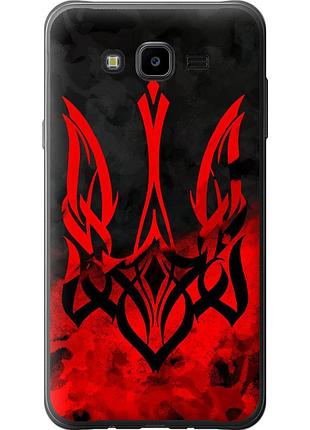 Чохол силіконовий патріотичний на телефон samsung galaxy j7 neo j701f герб україни "5312u-1402-58250"